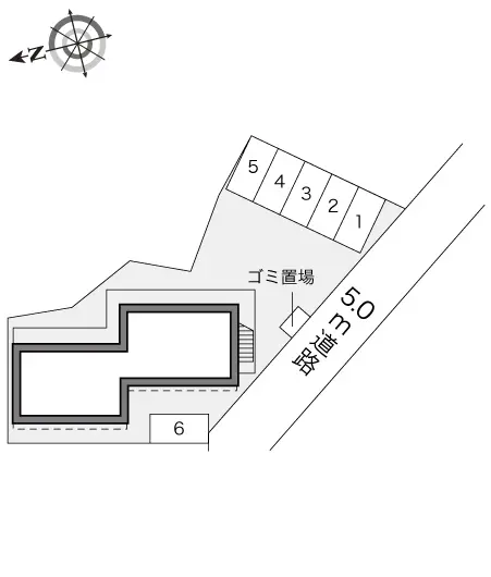 ★手数料０円★我孫子市中峠台　月極駐車場（LP）